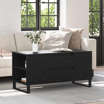 Kaffeebord Svart Ek 102 x 44,5 x 50 cm Konstruerat trä