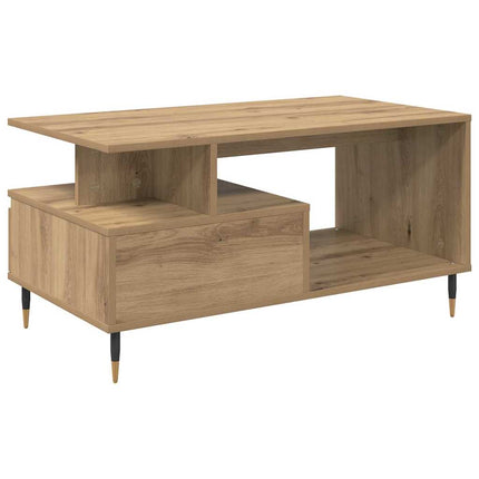 Kaffeebord Artisan Ek 90 x 49 x 45 cm Konstruerat trä