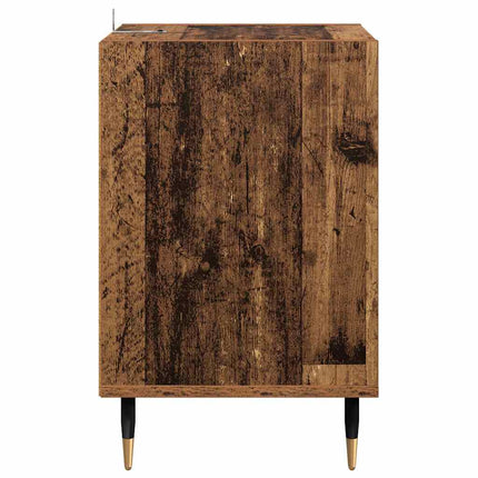 TV-skåp 100 x 35 x 55 cm Gammalt trä Konstruerat trä
