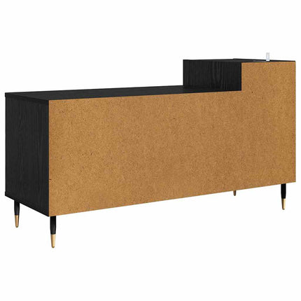 TV-skåp 100 x 35 x 55 cm Svart Ek Konstruerat trä