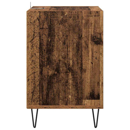 TV-skåp 100 x 35 x 55 cm Gammalt trä Konstruerat trä