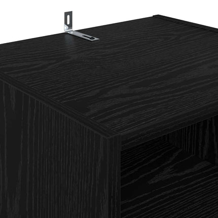 TV-skåp Svart Ek 160 x 35 x 55 cm Konstruerat trä