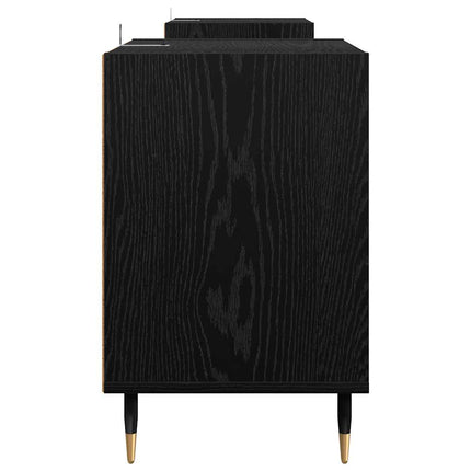 TV-skåp Svart Ek 160 x 35 x 55 cm Konstruerat trä