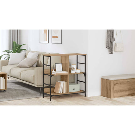 Hyllsystem 4 nivåer 78.5 x 33 x 82 cm Konstruerat trä