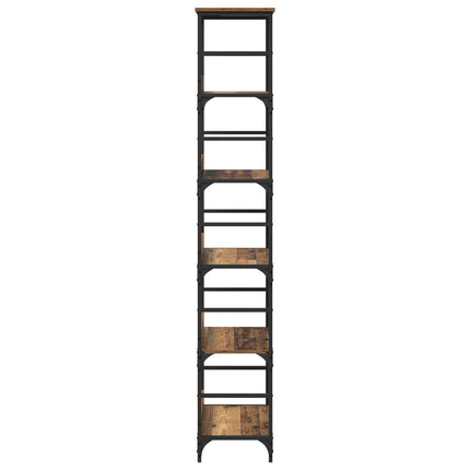 Hyllsystem Gammalt trä 50 x 33 x 188,5 cm Konstruerat trä