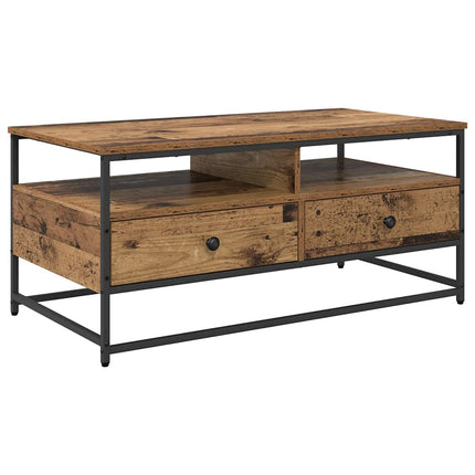 Kaffeebord Gammalt trä 100 x 51 x 45 cm Konstruerat trä