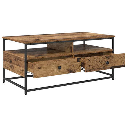 Kaffeebord Gammalt trä 100 x 51 x 45 cm Konstruerat trä