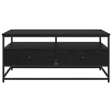Kaffeebord Svart Ek 100 x 51 x 45 cm Konstruerat trä
