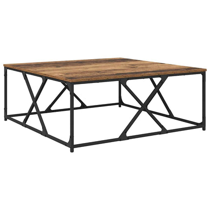 Kaffeebord Gammalt trä 100 x 100 x 40 cm Konstruerat trä
