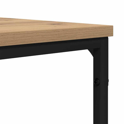 Kaffeebord Artisan Ek 100 x 100 x 40 cm Konstruerat trä