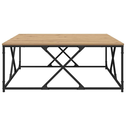 Kaffeebord Artisan Ek 100 x 100 x 40 cm Konstruerat trä
