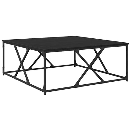 Kaffeebord Svart Ek 100 x 100 x 40 cm Konstruerat trä