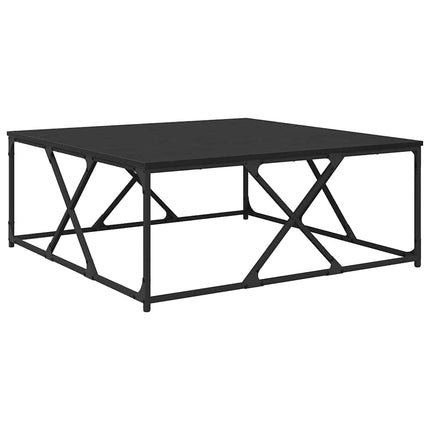 Kaffeebord Svart Ek 100 x 100 x 40 cm Konstruerat trä