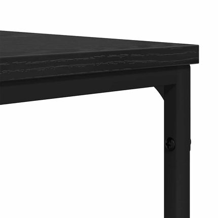 Kaffeebord Svart Ek 70 x 70 x 30 cm Konstruerat trä
