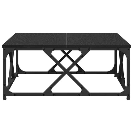 Kaffeebord Svart Ek 70 x 70 x 30 cm Konstruerat trä