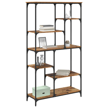Hyllsystem Gammalt trä 99 x 35,5 x 176 cm Konstruerat trä