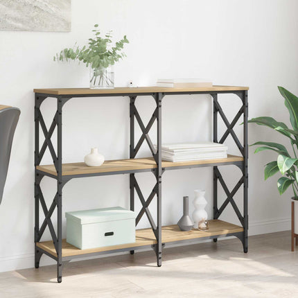 Konsolbord Artisan Ek 100 x 28 x 80,5 cm Konstruerat trä