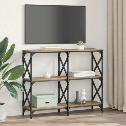 Konsolbord Artisan Ek 100 x 28 x 80,5 cm Konstruerat trä