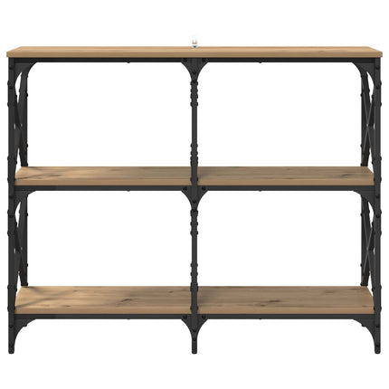 Konsolbord Artisan Ek 100 x 28 x 80,5 cm Konstruerat trä