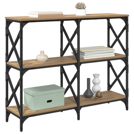 Konsolbord Artisan Ek 100 x 28 x 80,5 cm Konstruerat trä