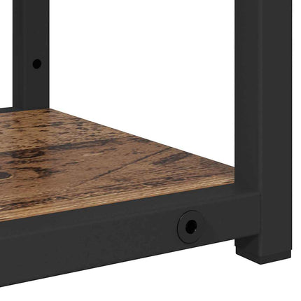 Vägg hylla Gammalt trä 60 x 21 x 78,5 cm Konstruerat trä