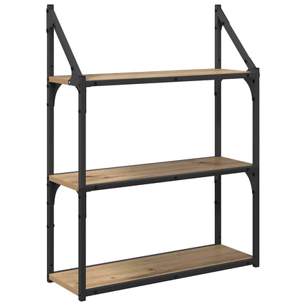Vägg hylla Artisan Ek 60 x 21 x 78,5 cm Konstruerat trä
