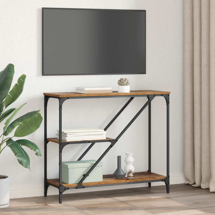 Konsolbord Gammalt trä 88,5 x 30 x 75 cm Konstruerat trä