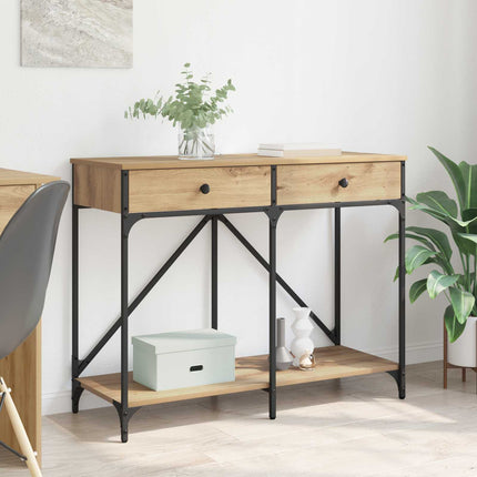 Konsolbord Artisan Ek 100 x 39 x 78,5 cm Konstruerat trä