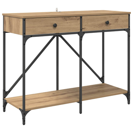 Konsolbord Artisan Ek 100 x 39 x 78,5 cm Konstruerat trä