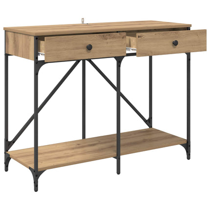 Konsolbord Artisan Ek 100 x 39 x 78,5 cm Konstruerat trä