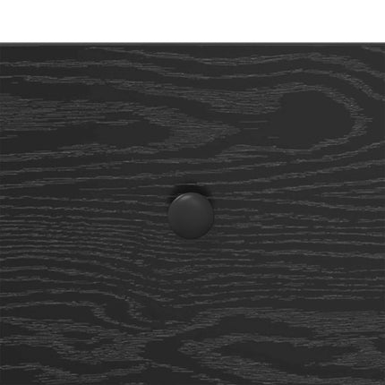 Konsolbord med låda Svart Ek 100 x 39 x 78,5 cm Konstruerat trä