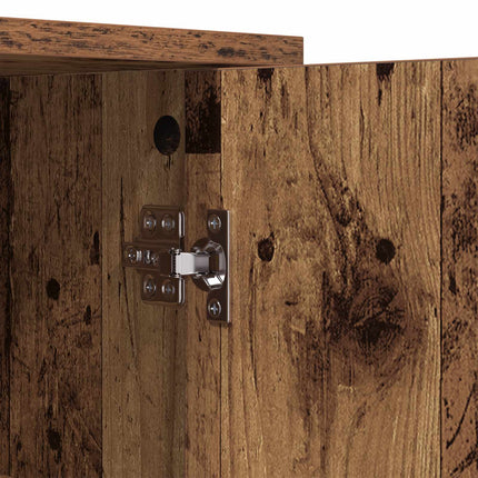 Sideboard Gammalt trä 70 x 30 x 80 cm Konstruerat trä