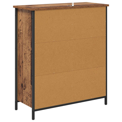 Sideboard Gammalt trä 70 x 30 x 80 cm Konstruerat trä