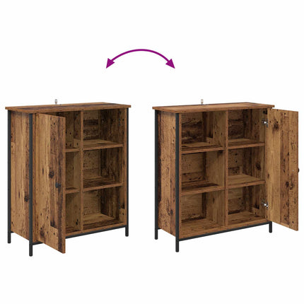 Sideboard Gammalt trä 70 x 30 x 80 cm Konstruerat trä