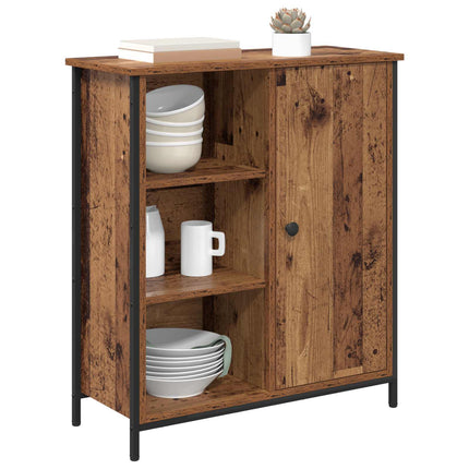 Sideboard Gammalt trä 70 x 30 x 80 cm Konstruerat trä