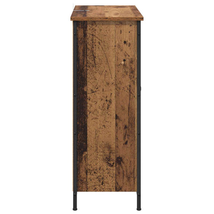 Sideboard Gammalt trä 70 x 30 x 80 cm Konstruerat trä