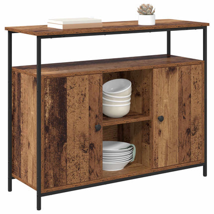 Sideboard Gammalt trä 100 x 35 x 80 cm Konstruerat trä