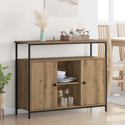 Sideboard Artisan Ek 100 x 35 x 80 cm Konstruerat trä