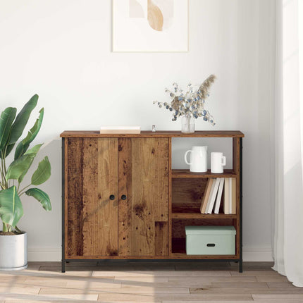 Sideboard Gammalt trä 100 x 33 x 75 cm Konstruerat trä
