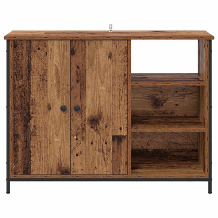Sideboard Gammalt trä 100 x 33 x 75 cm Konstruerat trä