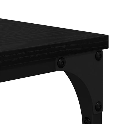 Bokhylla Svart ek 81 x 36 x 176 cm Konstruerat trä