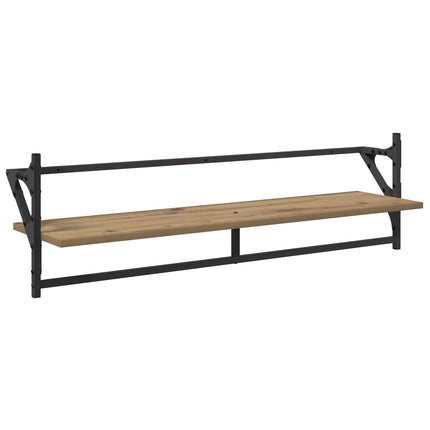 Vägghyllset 6 pcs Artisan Ek 100 x 25 x 30 cm Konstruerat trä