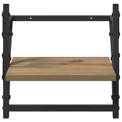 Vägghyllset 6 pcs Artisan Ek 100 x 25 x 30 cm Konstruerat trä