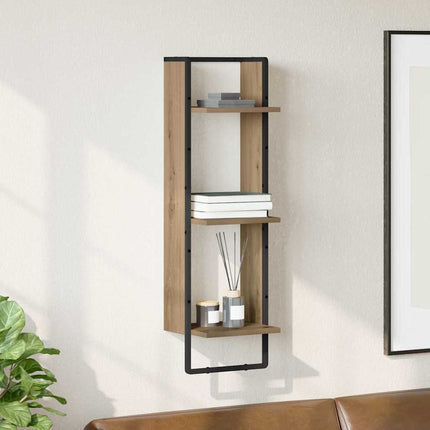Vägg hylla Artisan Ek 30 x 25 x 100 cm Konstruerat trä