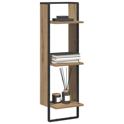 Vägg hylla Artisan Ek 30 x 25 x 100 cm Konstruerat trä