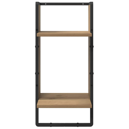 Vägghyllset 4 pcs Artisan Ek 65 x 25 x 30 cm Konstruerat trä