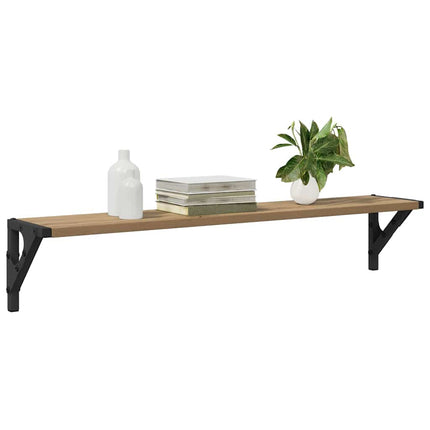 Vägg hyllor 2 pcs Artisan Ek 80 x 15 x 15,5 cm Konstruerat trä