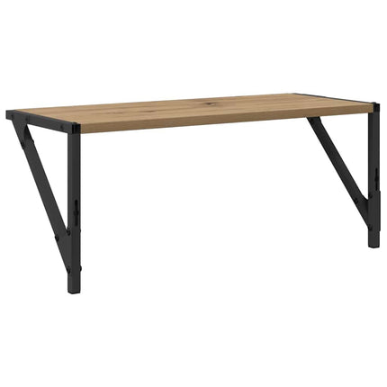 Vägg hyllor 2 pcs Artisan Ek 60 x 25 x 25,5 cm Konstruerat trä