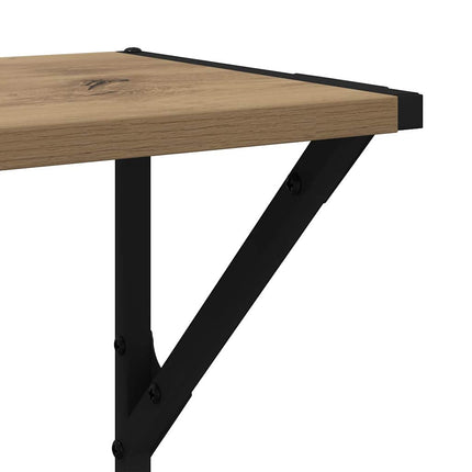Vägg hyllor Väggmonterat 2 pcs Artisan Ek 80 x 25 x 25,5 cm