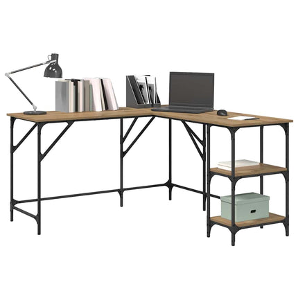 Skrivbord Artisan Ek 139 x 139 x 75 cm Konstruerat trä